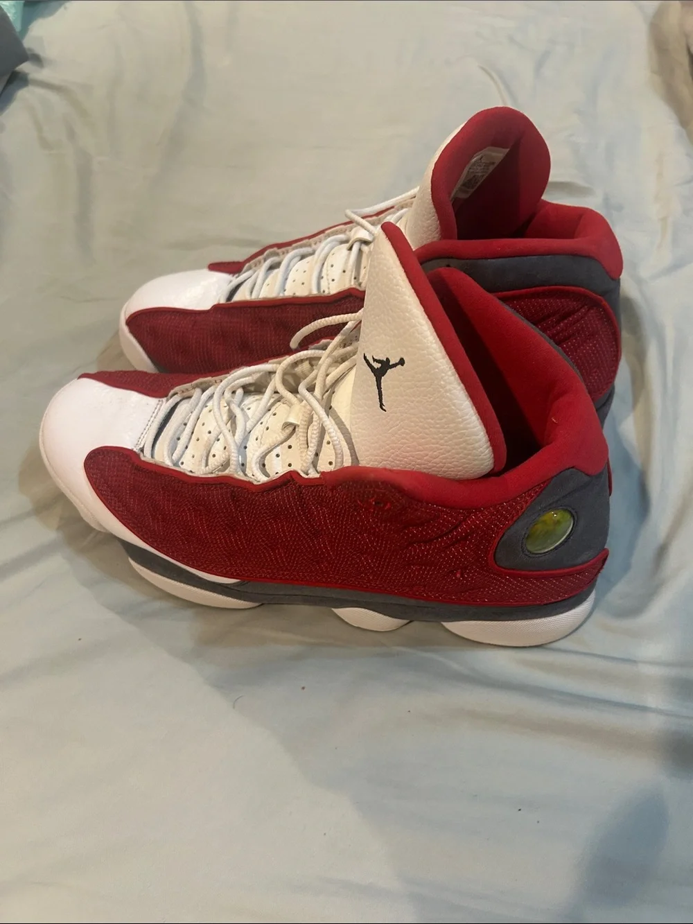 Jordan Kids Red & White High-Top Basketball Sneakers